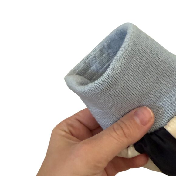 Vintage Iconic classic Emillio Pucci Fox fur Bomber jacket puffer blue print S 6 - Picture 13 of 14